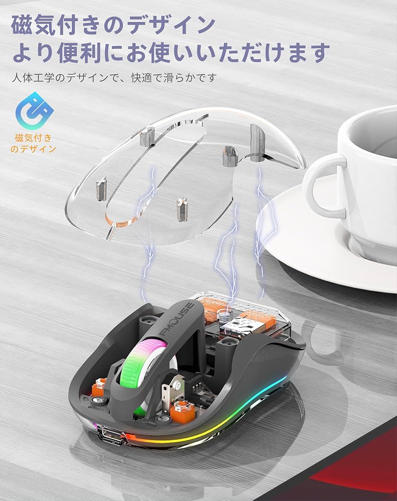 Amazon | 『マウス2.4G & Bluetooth *2マウス』マウス Bluetooth